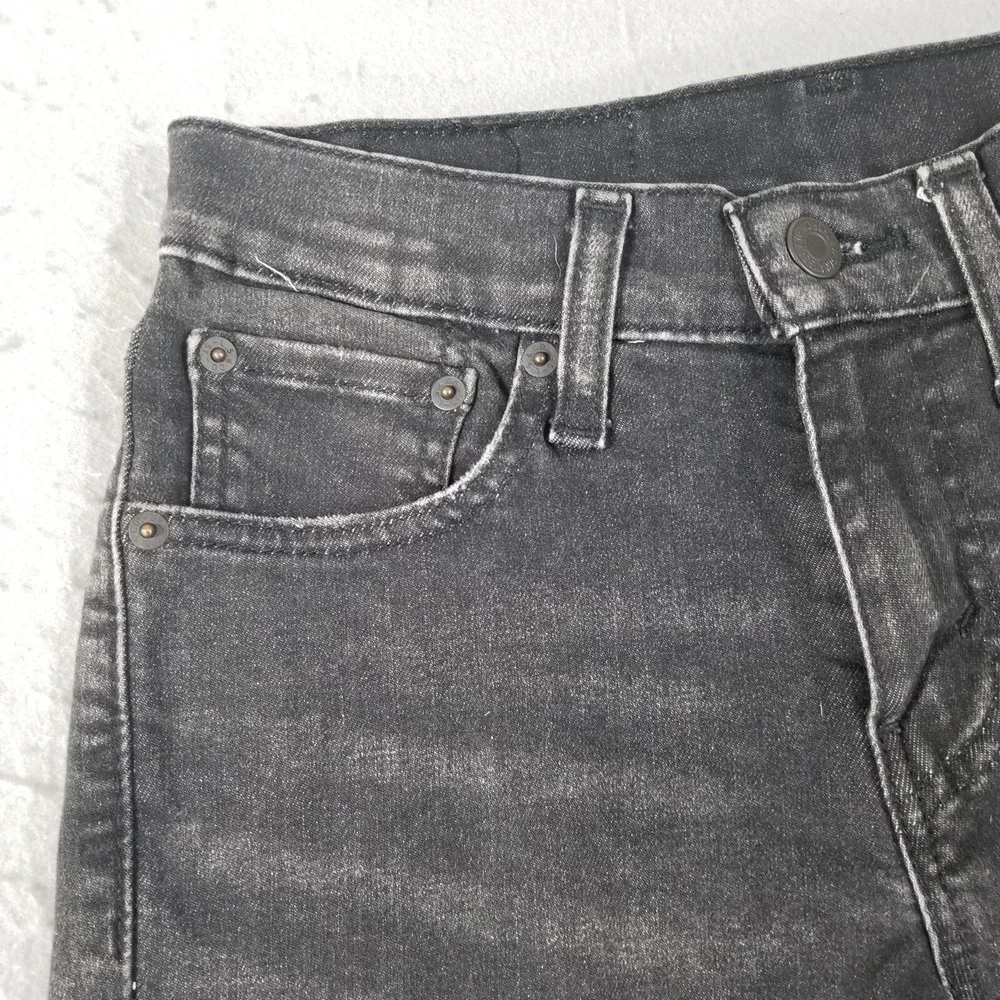 Levi's 511 jeans men's 28x32 skinny straight black stretch denim pants